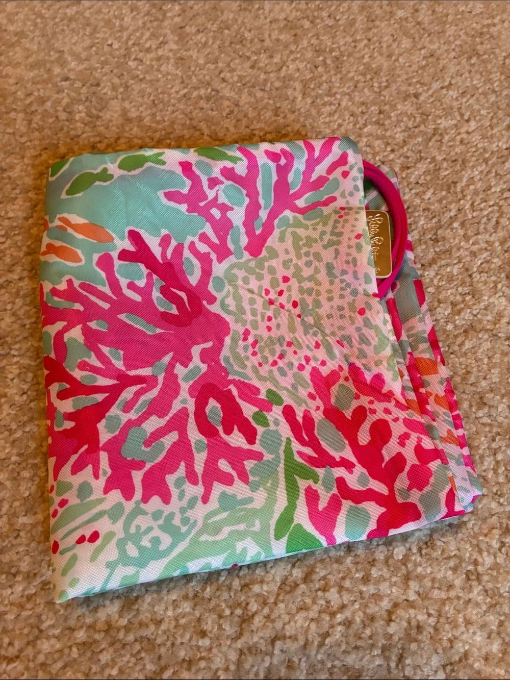 NWOT Lilly Pulitzer Coral Cay drawstring backpack